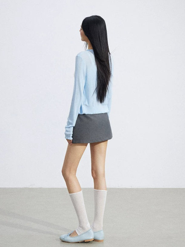 Lace Hollow Sun-Protect Cardigan