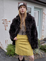 Rex Rabbit Patchwork Fur Jacket