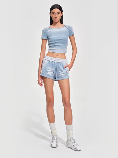 Equestrian Washed Crop Tee