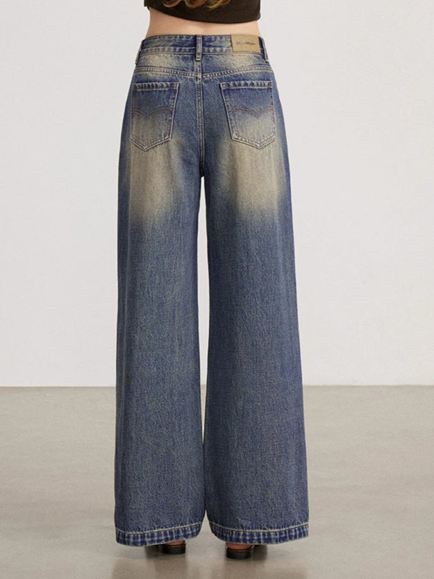 Ink Wash Denim Pants