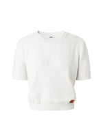 Pony Knit Cropped Tee