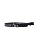 Twist-Buckle Leather Belt