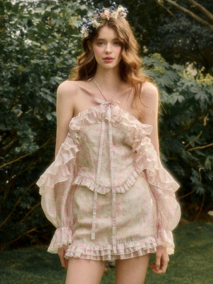 Butterfly Organza Fairy Top &amp; Skirt Set