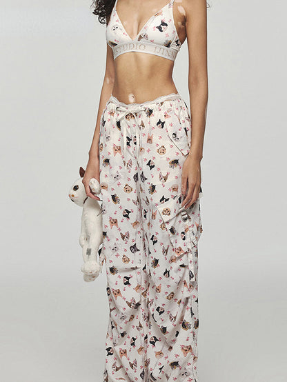 Utility Wide-Leg Pants
