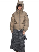 Cat Ear Down Jacket