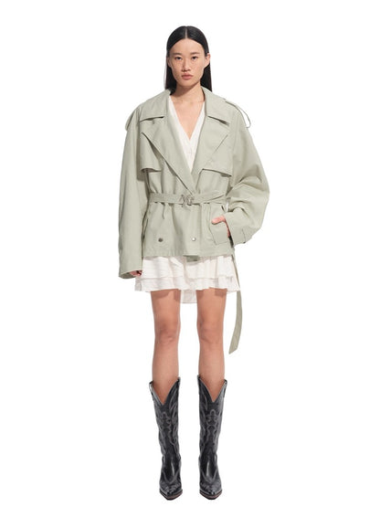Rune Cotton Tencel Trench Coat