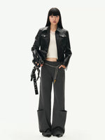Storm Rider Textured Leather Jacket