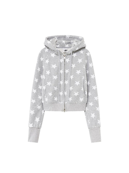 Star Print Hoodie Set