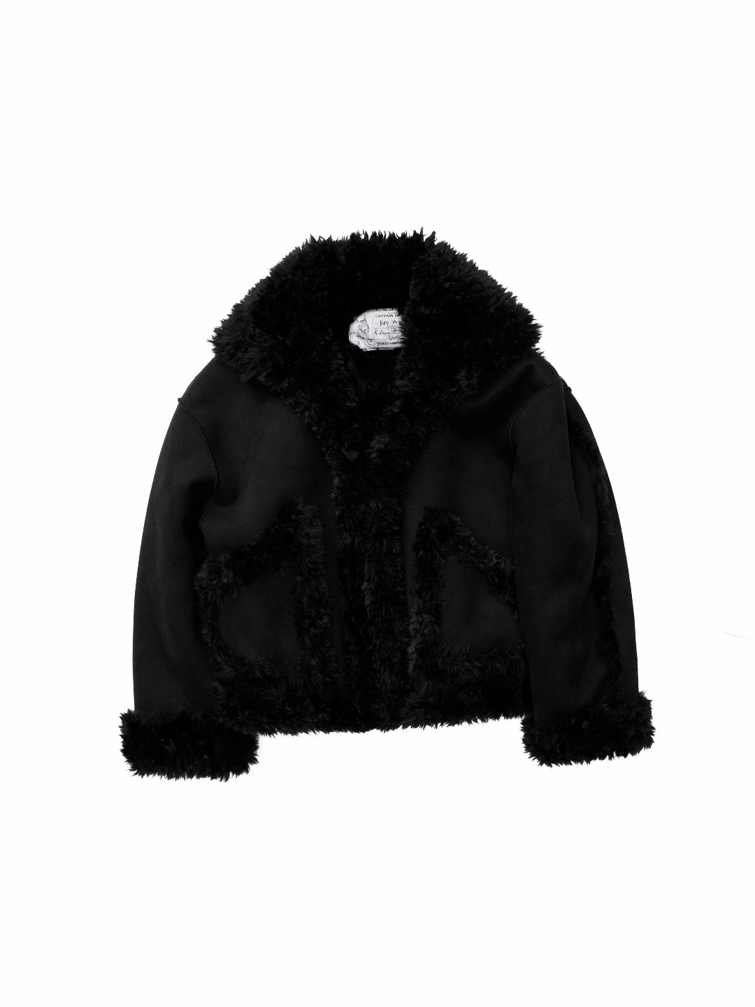 Reversible Shearling Suede Jacket
