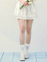 Embroidered Plaid Set