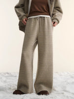 Vintage Fuzzy Plaid Jacket & Pants Set