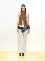 Convertible Knit Scarf Top