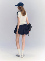 Contrast Knit Top