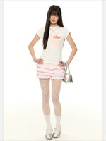 Layered A-Line Skirt Shorts