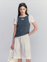 Contrast Stripe Tee