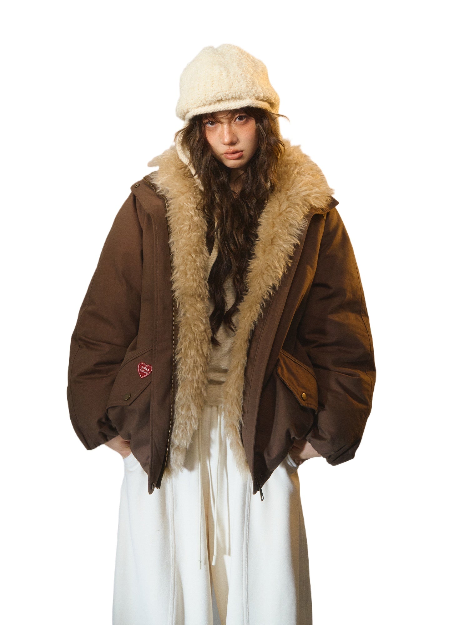 Detachable Fur Down Parka