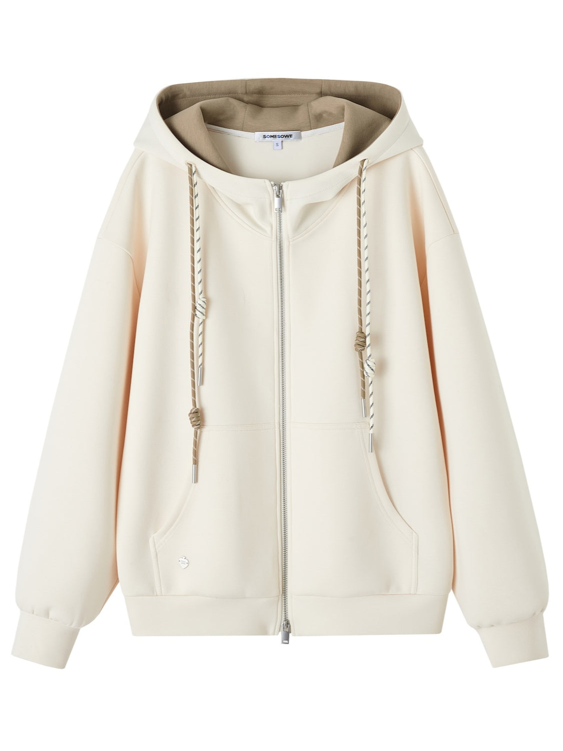 Colorblock Drawstring Hoodie