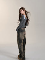 Slim Fit Knit Blouse