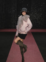Fur Collar Oversized Jacket