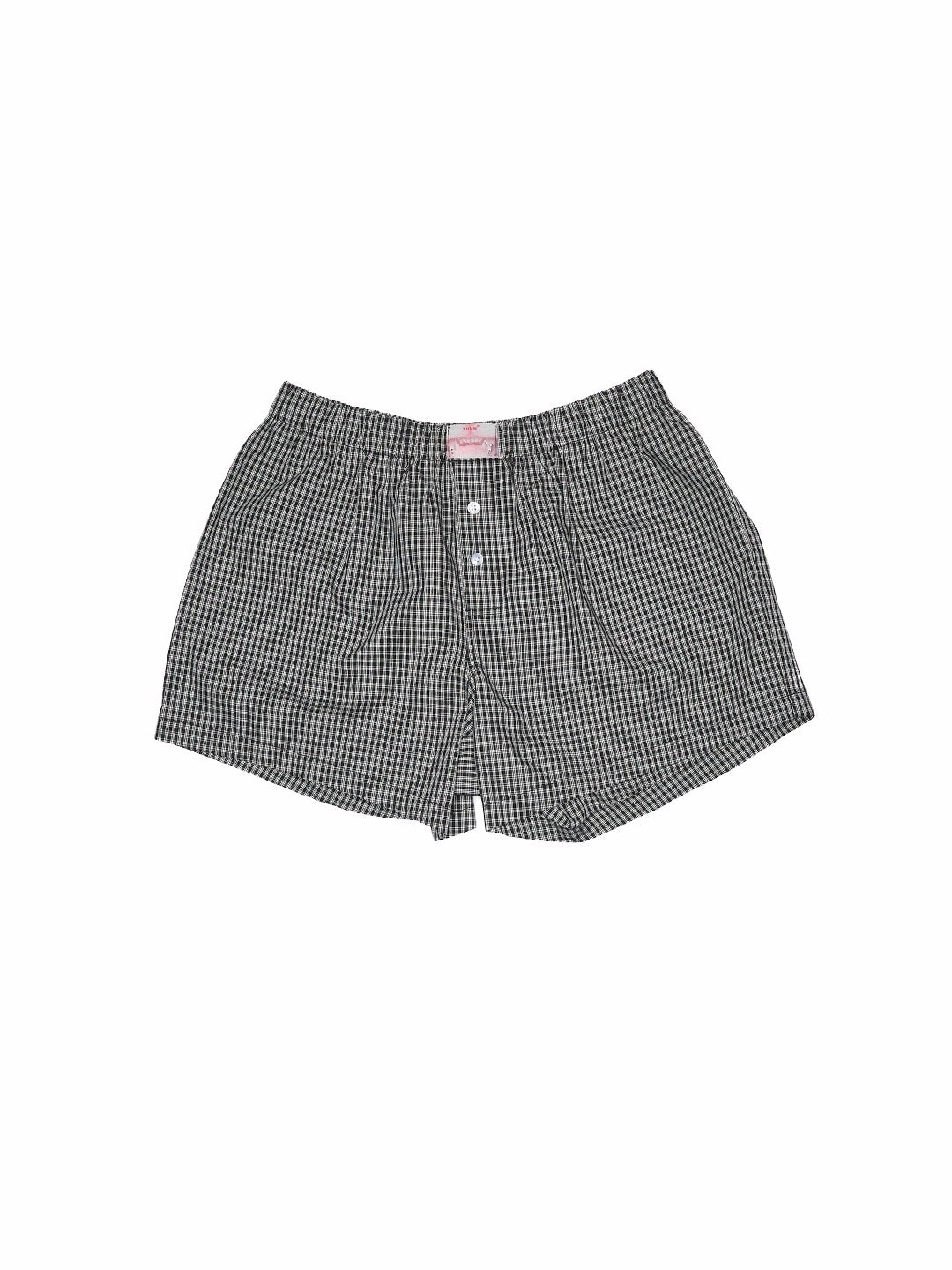 Striped Cotton Lounge Shorts