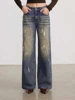 Ink Wash Denim Pants