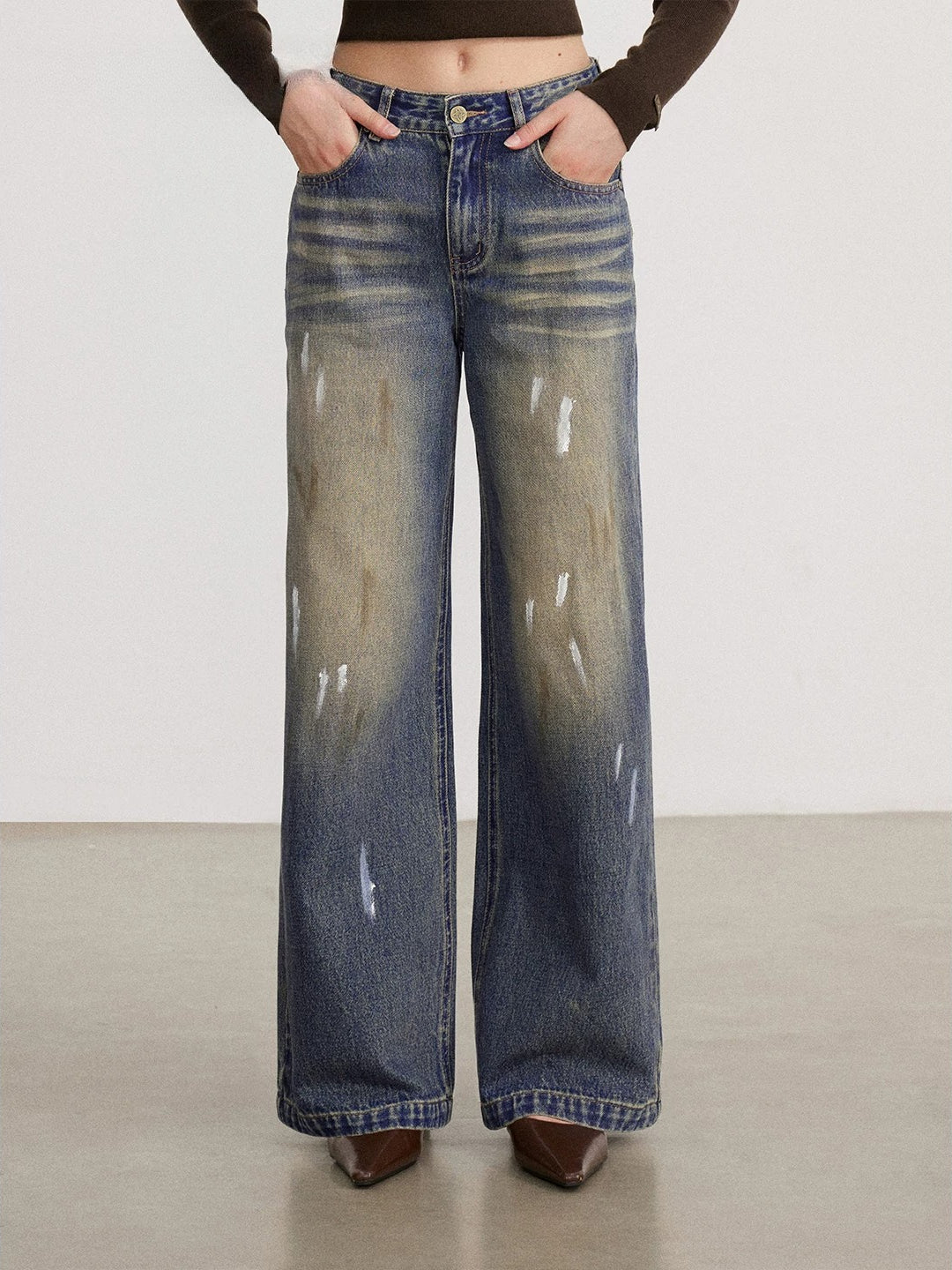 Ink Wash Denim Pants
