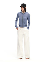 White Straight Leg Jeans