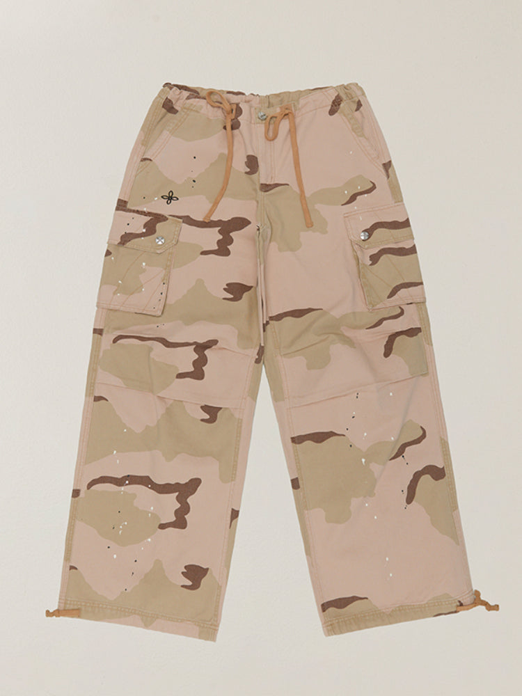 Compass Retro Camo Para Pants Desert Camouflage