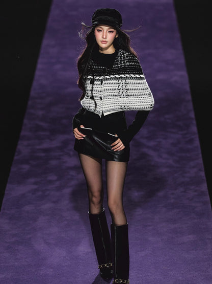 Special Yarn Cape Knit Set