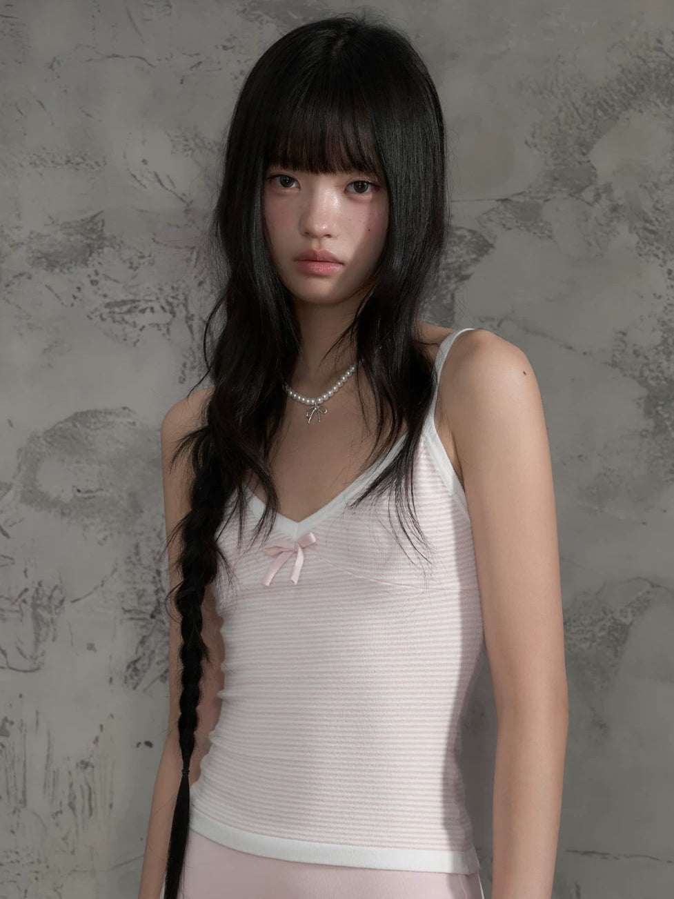 Striped Halter Tank Top
