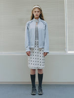 Polka Dot Midi Skirt