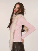 Twist Front Wool Blend Top