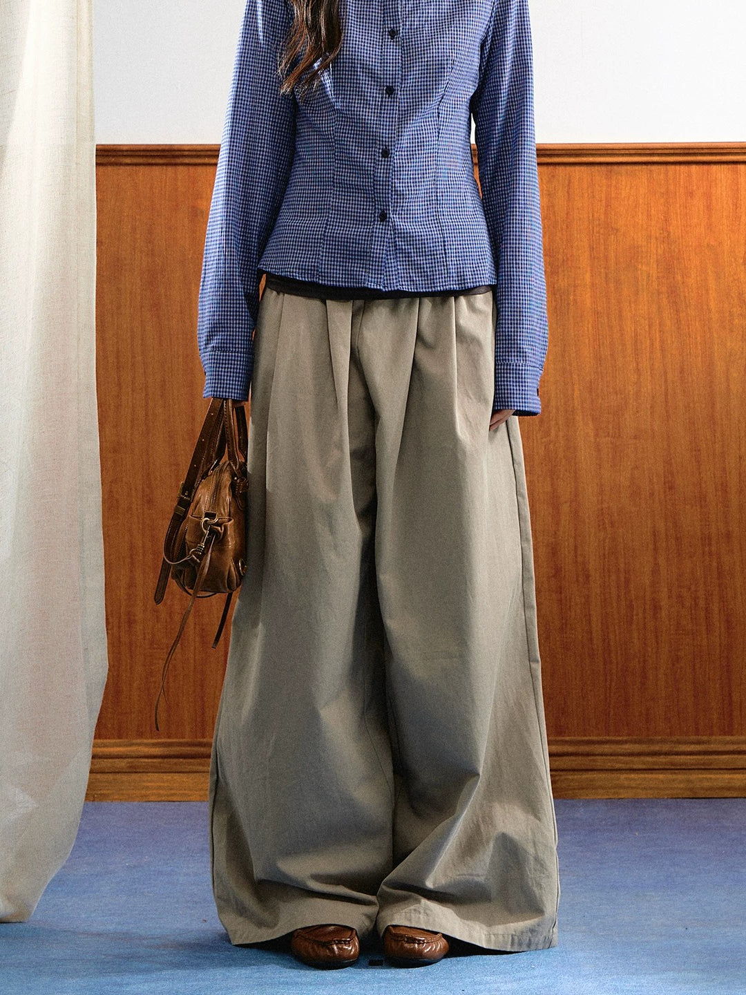 High Waist Wide-Leg Pants