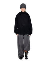 Academy Button Cropped Hoodie
