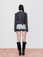 Detachable Faux Layered Blazer