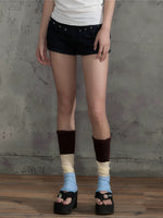 Stud Denim Shorts