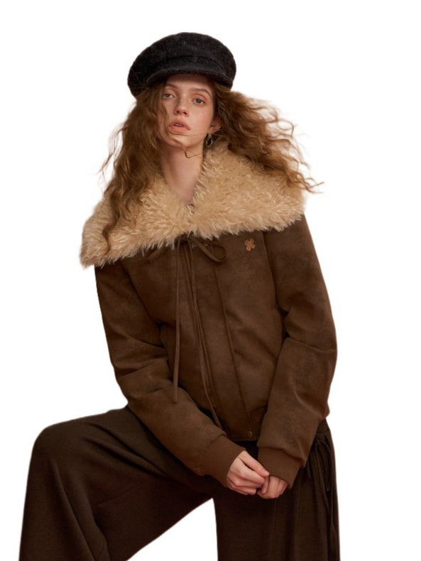 Faux Leather Sailor Puffer