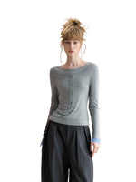 Contrast Cuff Layered Tee