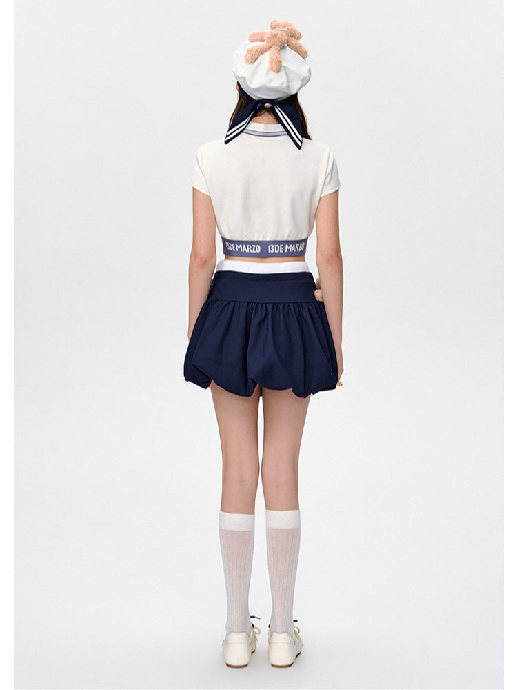 Short-fitting Polo T-shirt