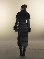 Cloak Style Eco-Friendly Fur Shawl