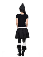 Bow Knit Short Sleeve Top