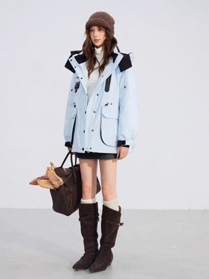 Windproof Hooded Down Jacket