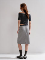 Contrast Stripe Bardot Set