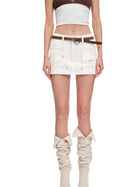 Polar Washed Twill Denim Skirt