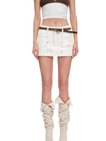 Polar Washed Twill Denim Skirt