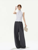 Wide Leg Tailored Pants