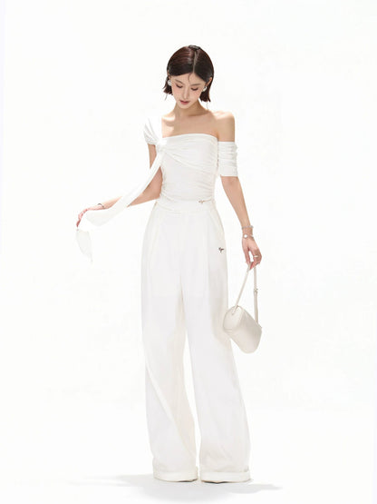 Asymmetric Twist Knit Top