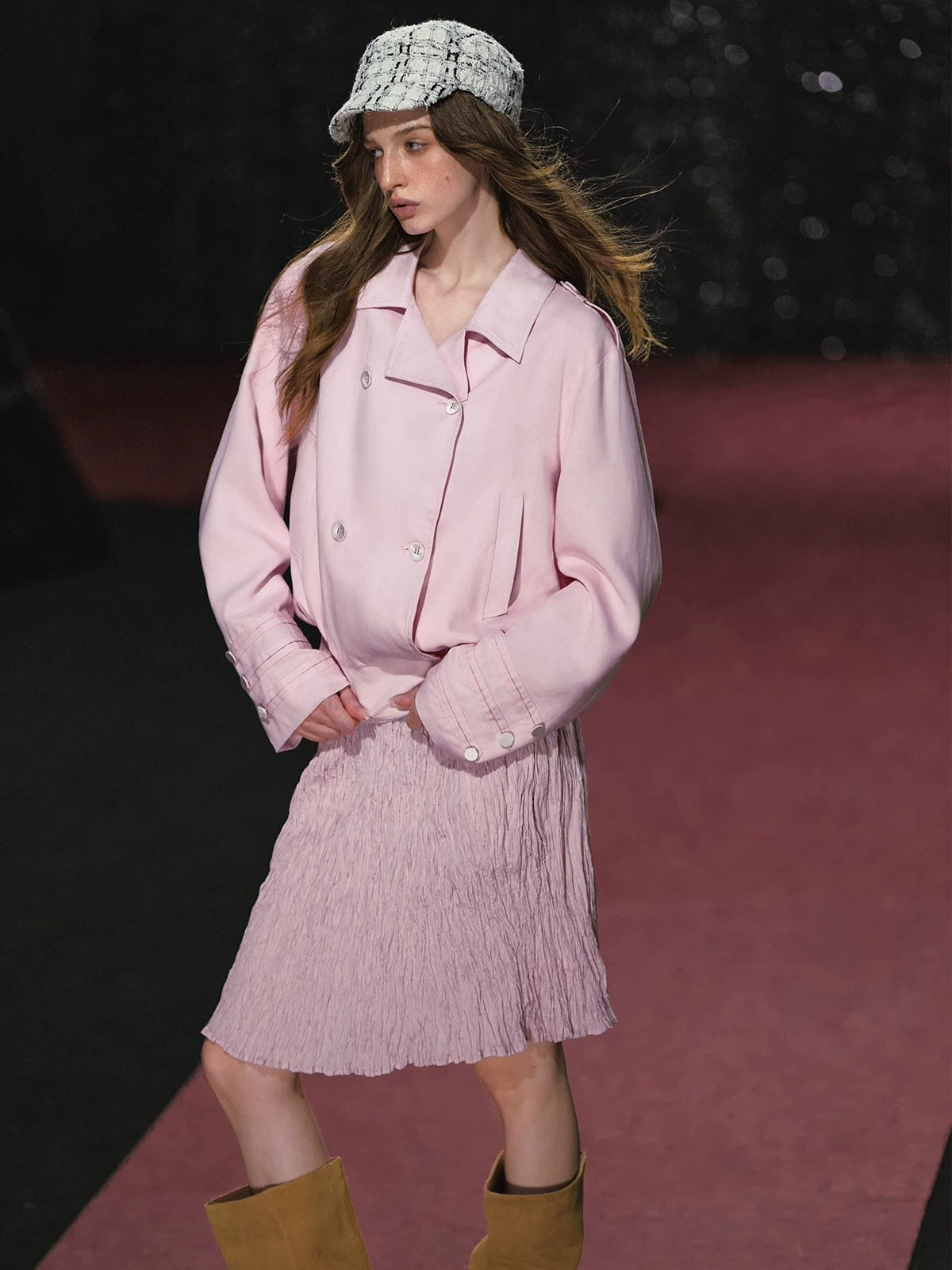 Napoleon Jacket &amp; Pleated Skirt Set