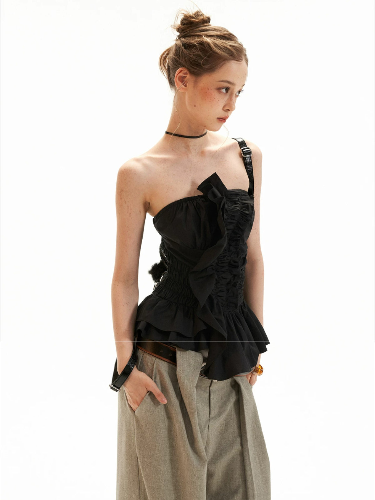 Bustier Cami Flared Top