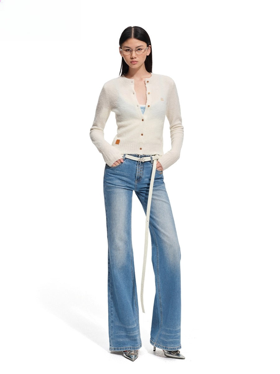 Polar Wool Loop Knit Cardigan